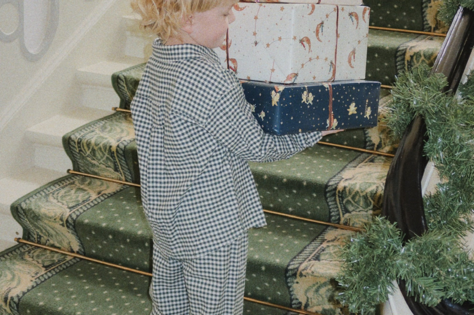 Konges Sløjd A/S Pantalon - Tissé green check