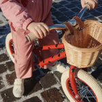 Konges Sløjd A/S Pantalon - Tissé milk rouge stripe