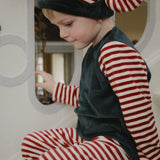 Konges Sløjd A/S Costumes greener pastures/red dahlia stripe
