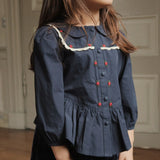 Konges Sløjd A/S Chemisiers - Tissé dark navy
