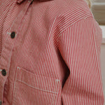 Konges Sløjd A/S Blousons - Tissé milk rouge stripe