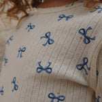 Konges Sløjd A/S Robes - Jersey bow bleu