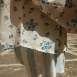 Konges Sløjd A/S WOVEN SHORTS & BLOOMERS basil/orchid/bleu stripe