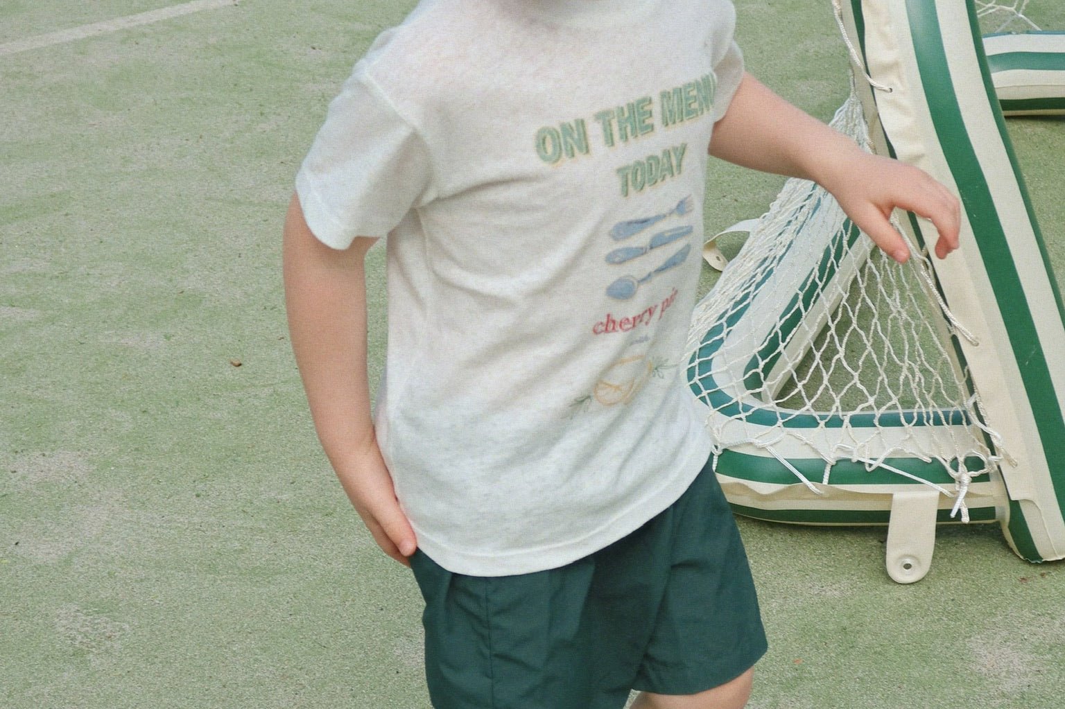 Konges Sløjd A/S JERSEY T-SHIRTS off white/on the menu