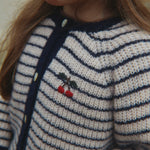 Konges Sløjd A/S KNITTED CARDIGANS navy stripe