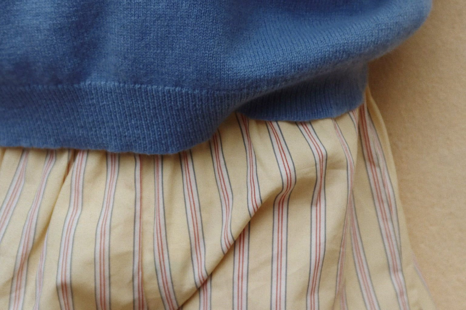 Konges Sløjd A/S WOVEN SHORTS & BLOOMERS soleil/bleu/basil stripe