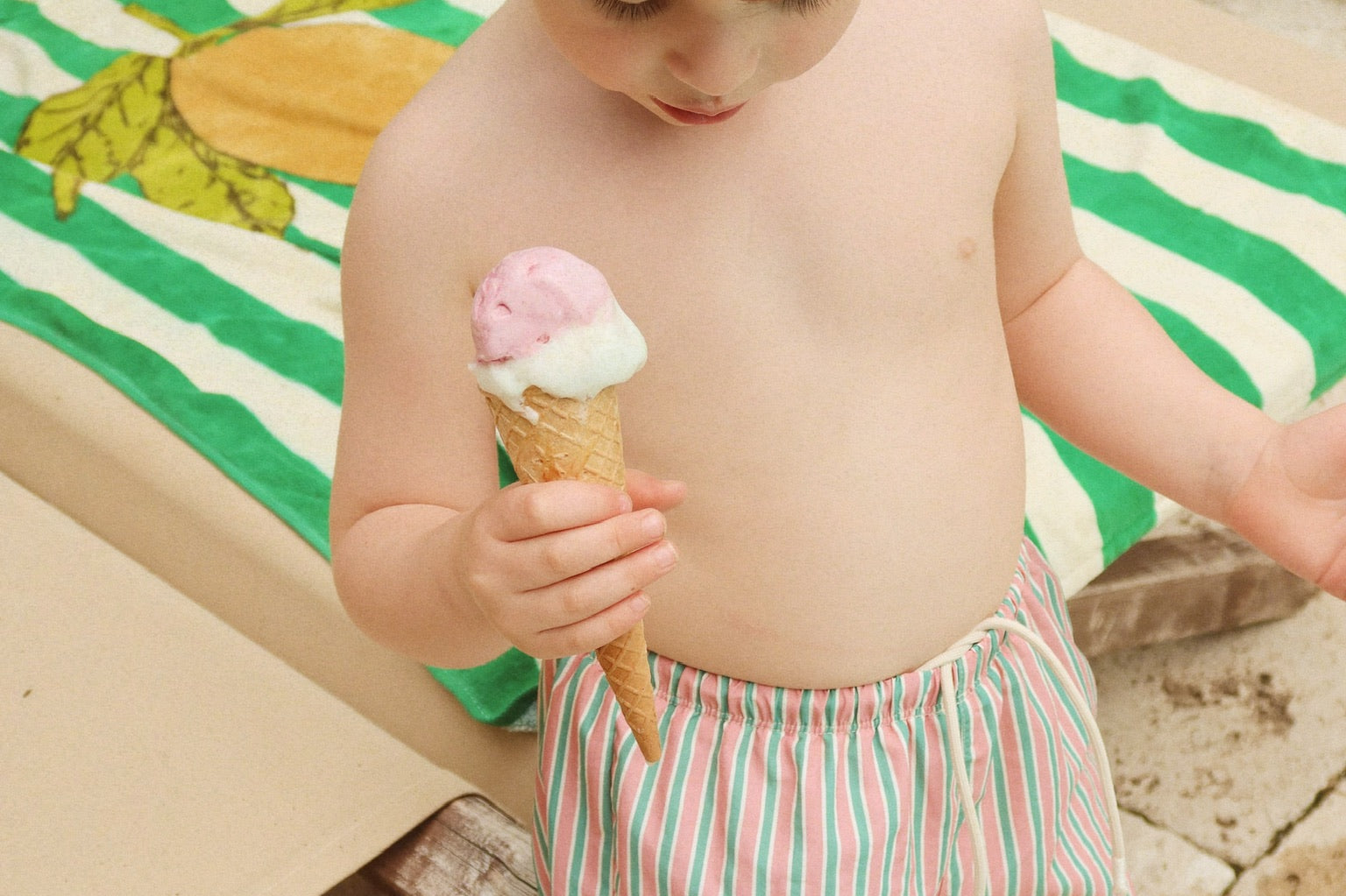 Konges Sløjd A/S SWIM RINGS green stripe