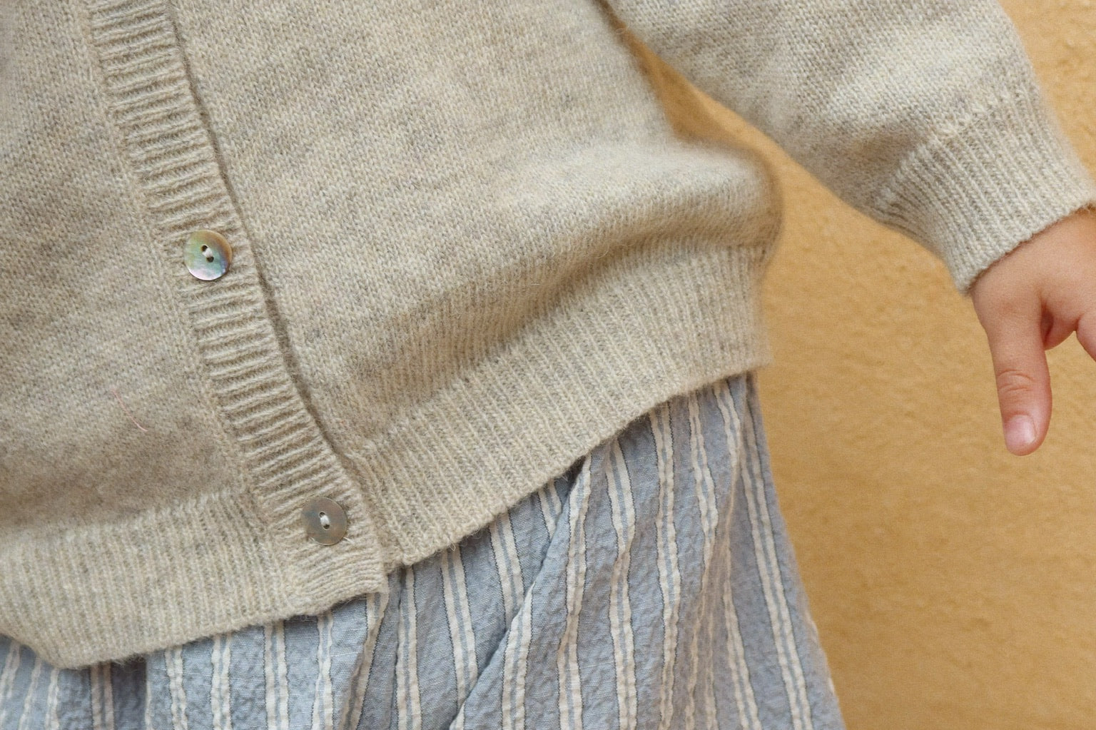 Konges Sløjd A/S Cardigans - Tricot off white melange