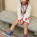 Konges Sløjd A/S Bottes de pluie heart blues