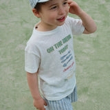 Konges Sløjd A/S JERSEY T-SHIRTS off white/on the menu