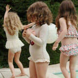 Konges Sløjd A/S SWIMSUITS rose stripe