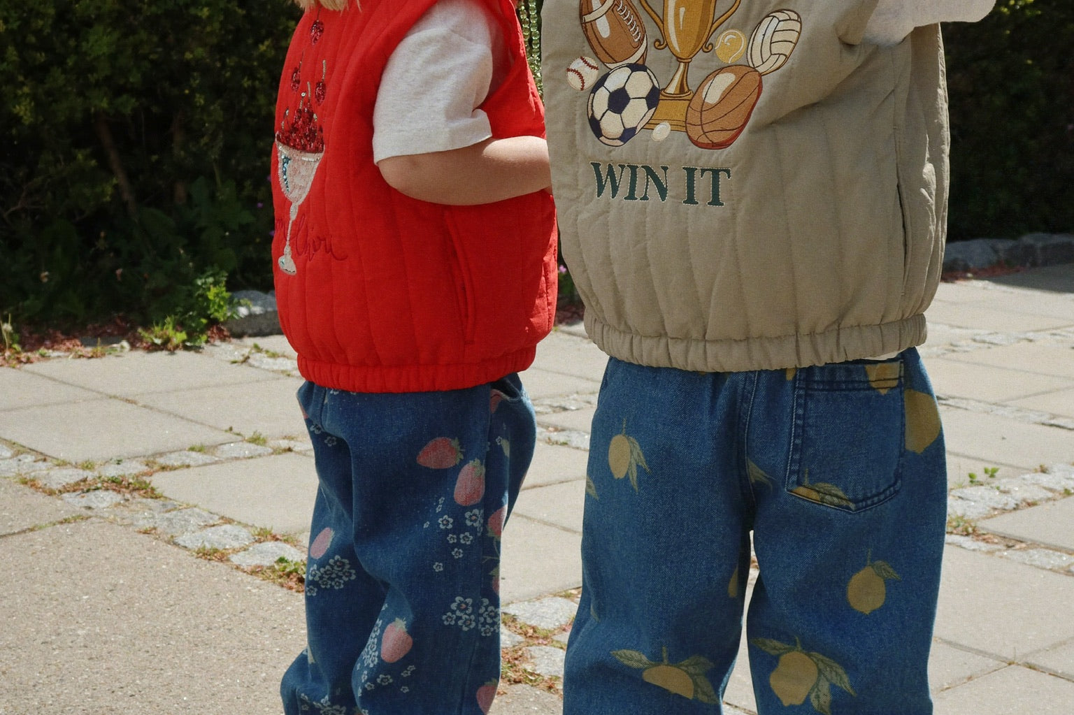 Konges Sløjd A/S Pantalon - Tissé lemon denim