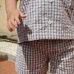 Konges Sløjd A/S WOVEN SHORTS & BLOOMERS captains check