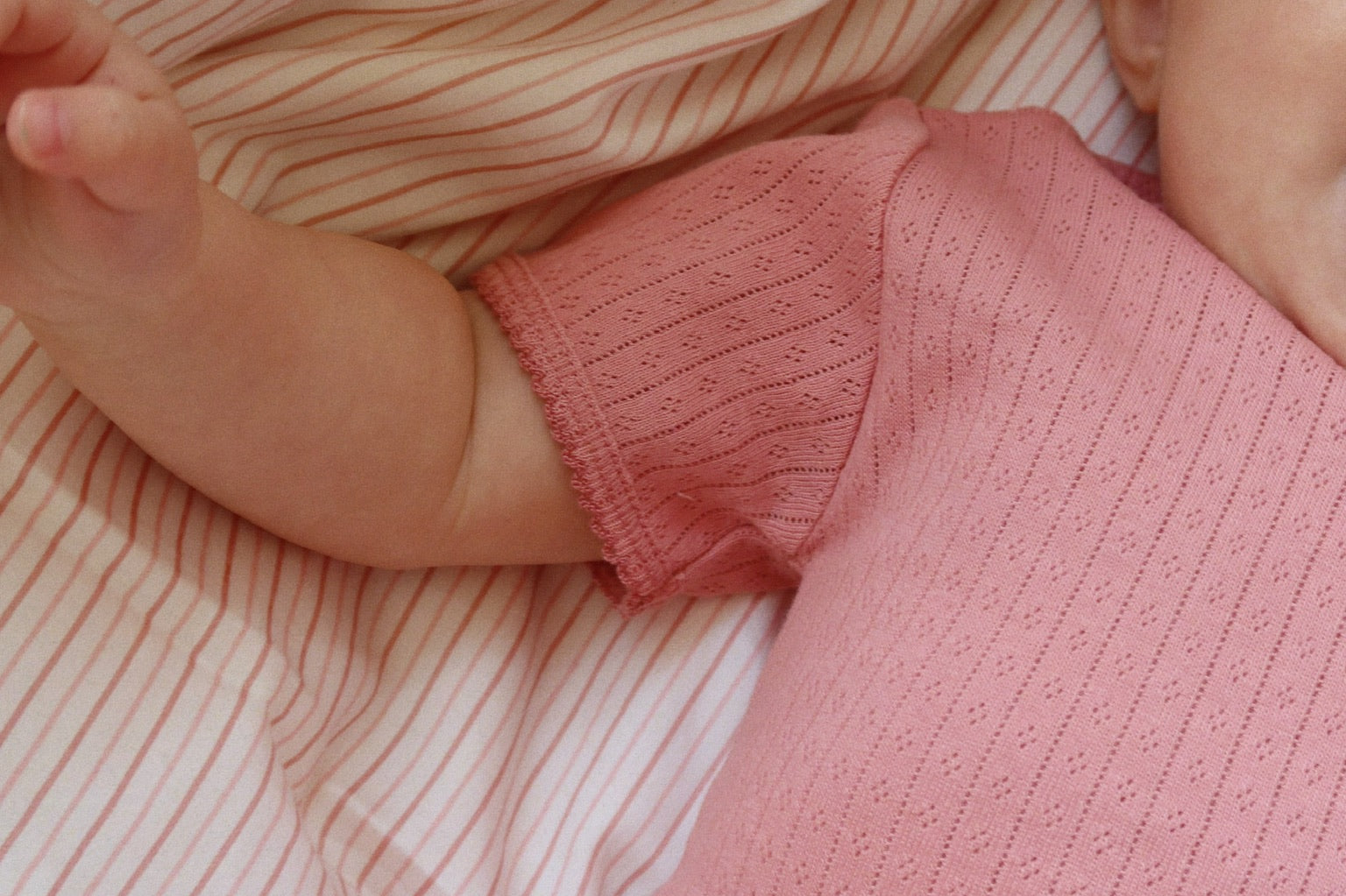 Konges Sløjd A/S Literie bébé stripie petite rose