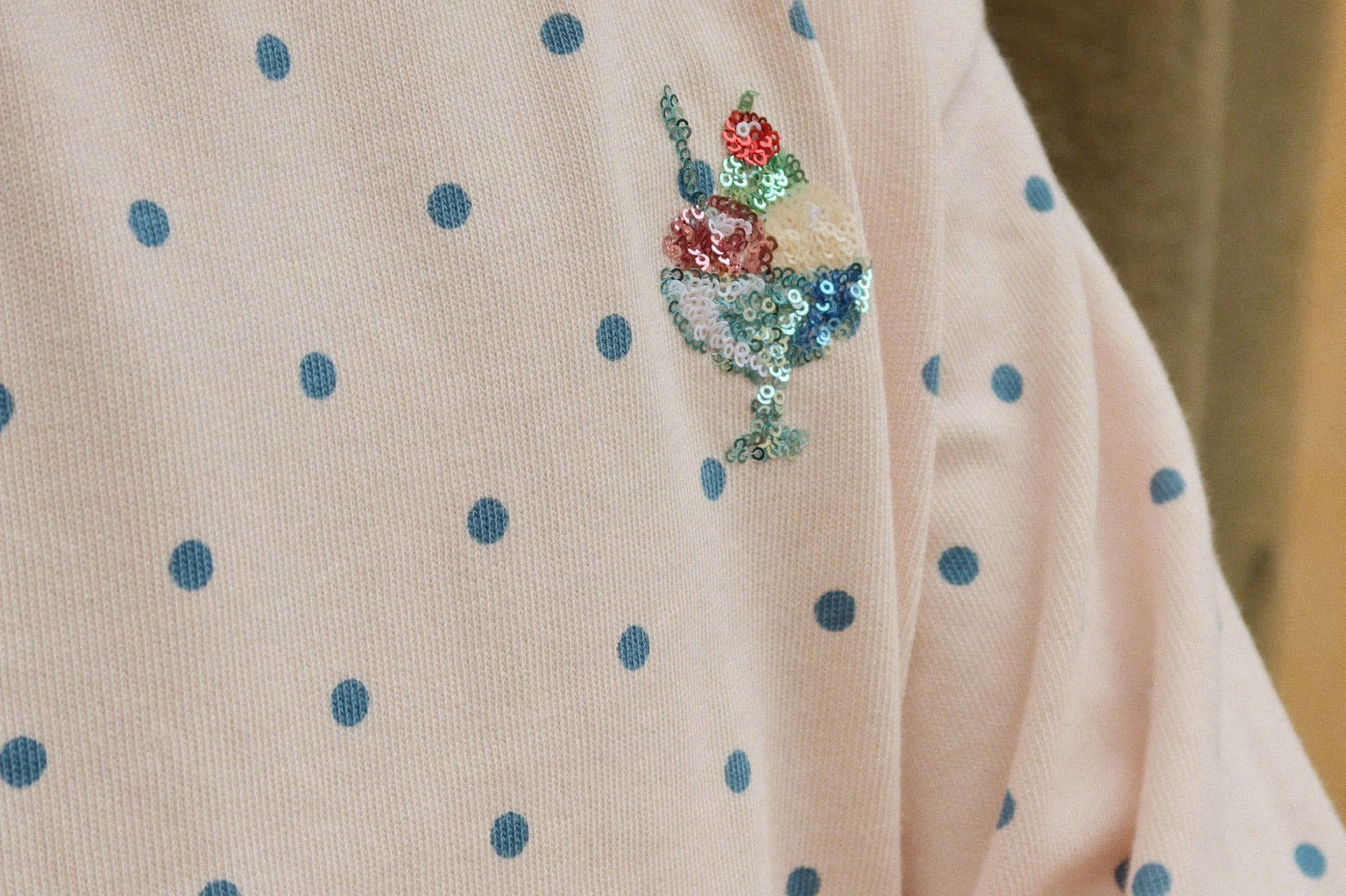 Konges Sløjd A/S JERSEY BLOUSES rosewater dot