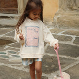 Konges Sløjd A/S WOVEN SHORTS & BLOOMERS basil/orchid/bleu stripe