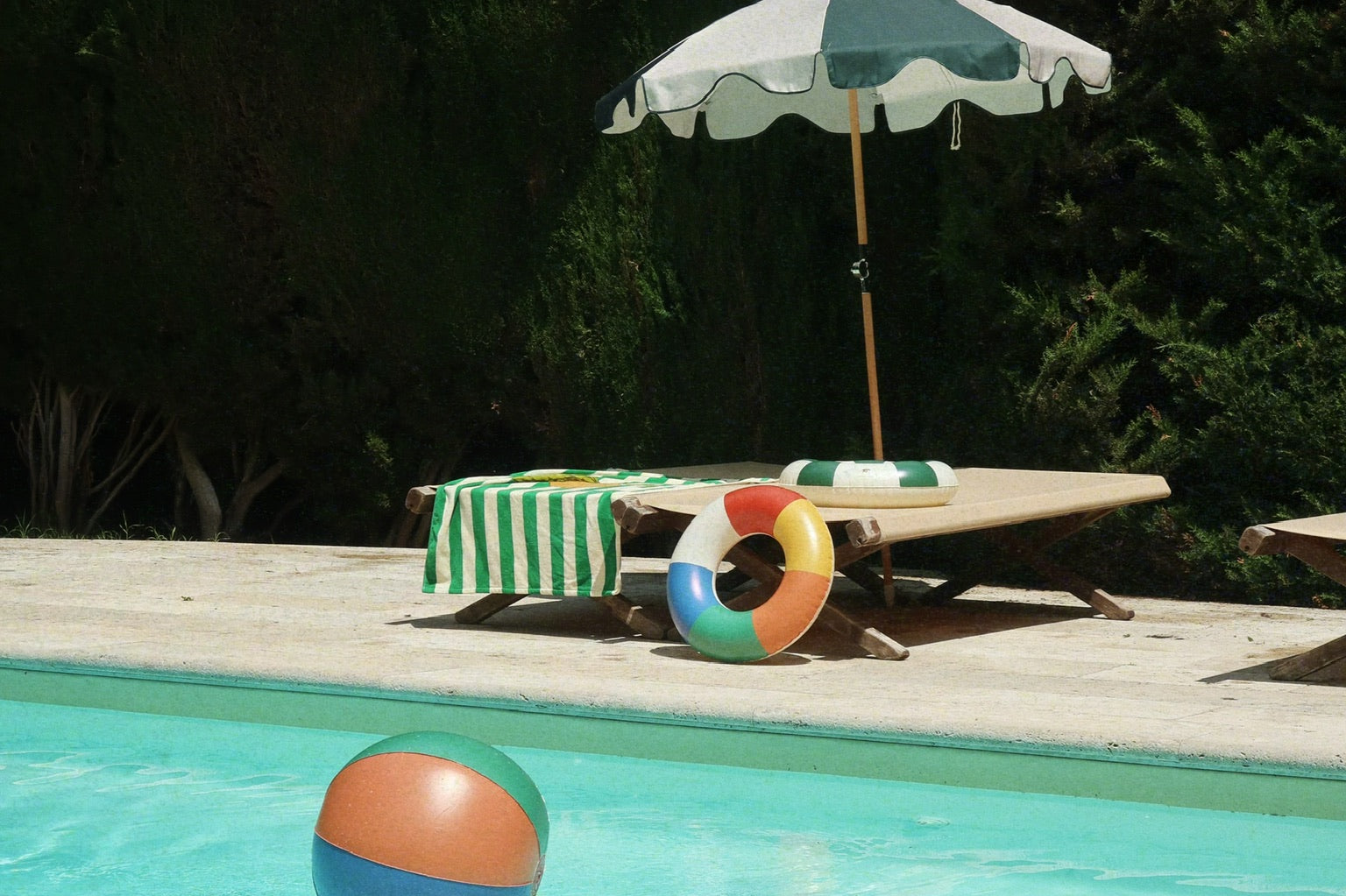 Konges Sløjd A/S SWIM RINGS green stripe