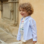 Konges Sløjd A/S Chemisiers - Tissé blue stripe