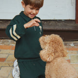 Konges Sløjd A/S Pantalon - Jersey pine grove