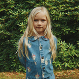 Konges Sløjd A/S Blousons - Tissé bow kitty denim