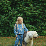 Konges Sløjd A/S Pantalon - Tissé bow kitty denim