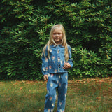 Konges Sløjd A/S Pantalon - Tissé bow kitty denim