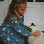 Konges Sløjd A/S Blousons - Tissé bow kitty denim