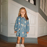 Konges Sløjd A/S WOVEN DRESSES bow kitty denim