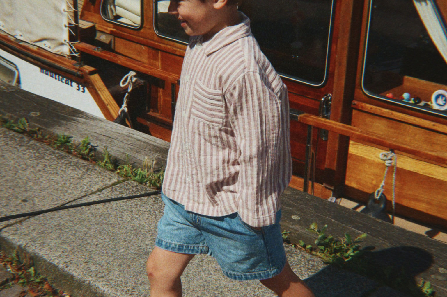 Konges Sløjd A/S WOVEN SHORTS & BLOOMERS denim blue