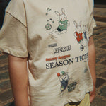 Konges Sløjd A/S WOVEN SHORTS & BLOOMERS pale olive green/ermine