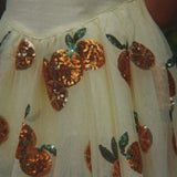 Konges Sløjd A/S WOVEN DRESSES arancia sequin