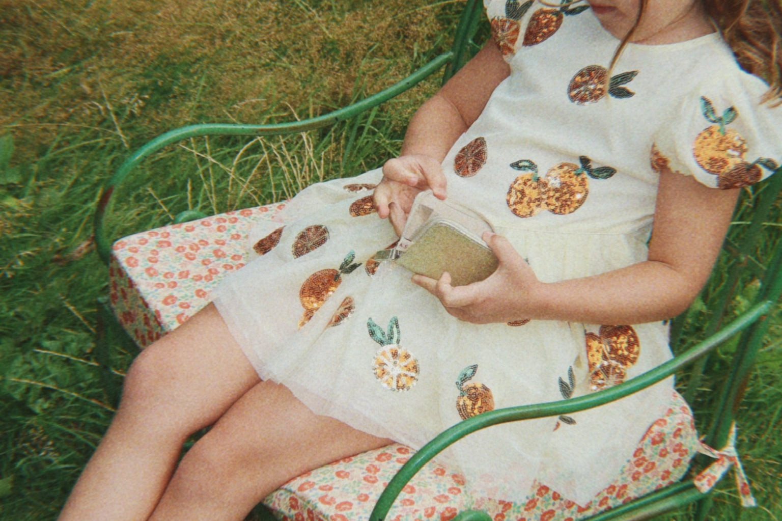 Konges Sløjd A/S WOVEN DRESSES arancia sequin