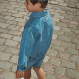 Konges Sløjd A/S WOVEN SHORTS & BLOOMERS denim blue