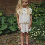 Konges Sløjd A/S WOVEN SHORT SLEEVE SHIRTS antique white