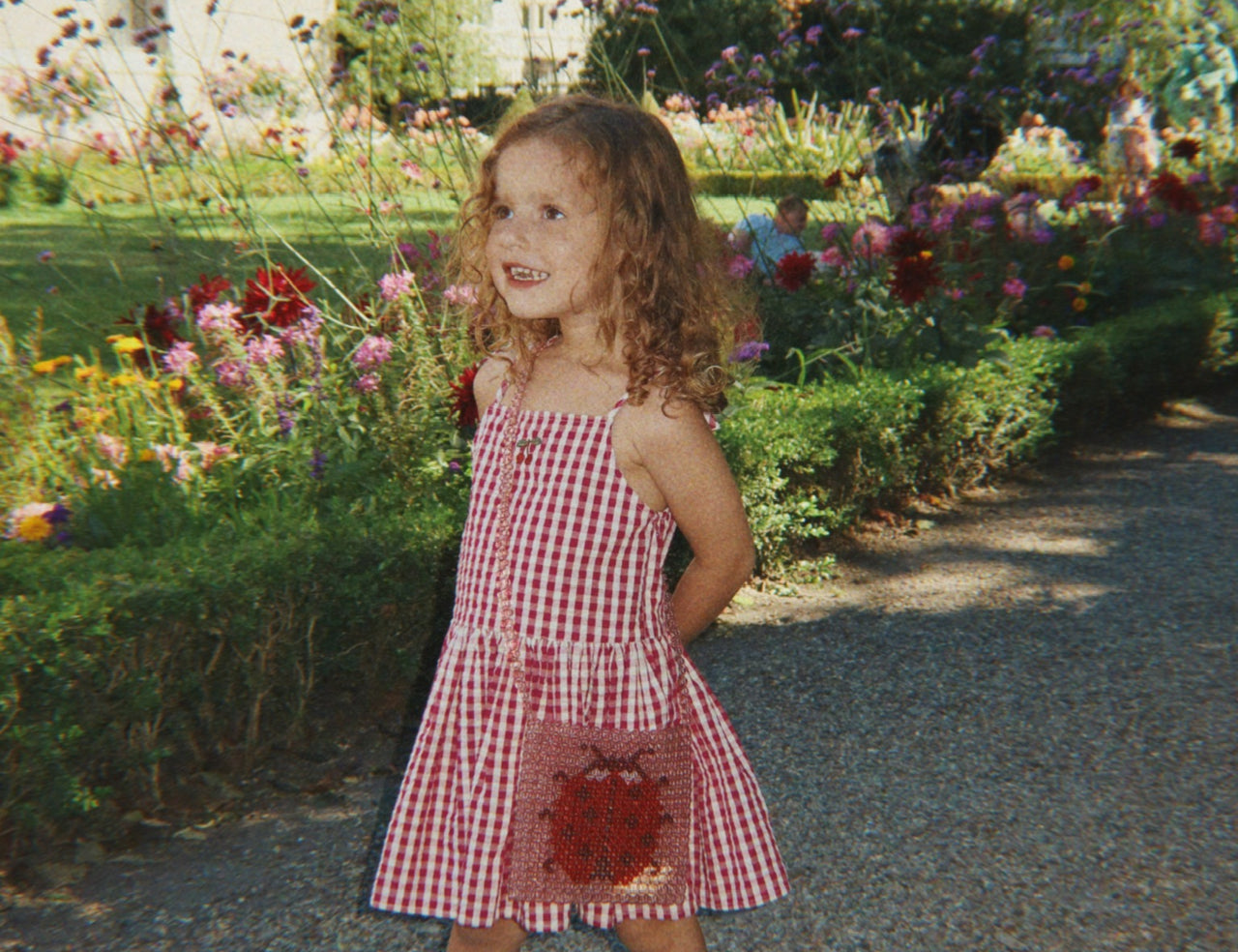 Konges Sløjd A/S WOVEN DRESSES raspberry check
