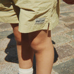Konges Sløjd A/S WOVEN SHORTS & BLOOMERS pale olive green/ermine