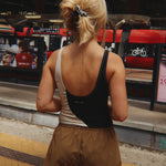 Konges Sløjd A/S WOVEN SHORTS & BLOOMERS pale olive green/ermine