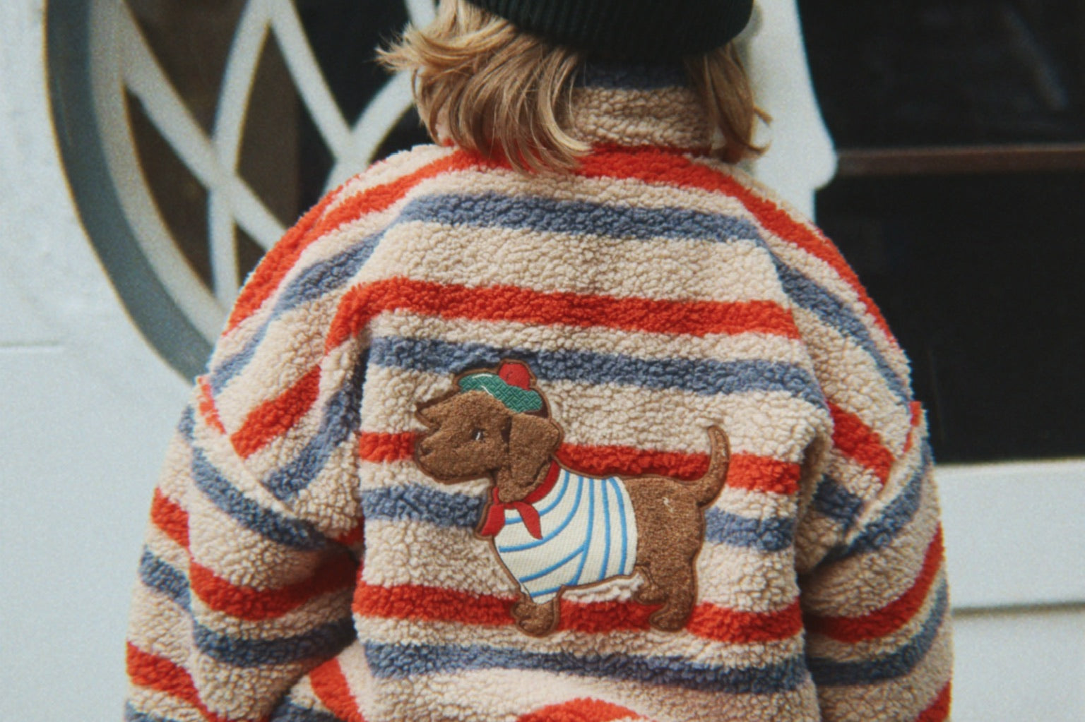Konges Sløjd A/S TEDDY & FLEECE tangerine stripe