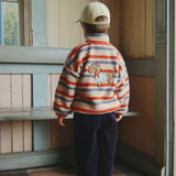 Konges Sløjd A/S TEDDY & FLEECE tangerine stripe
