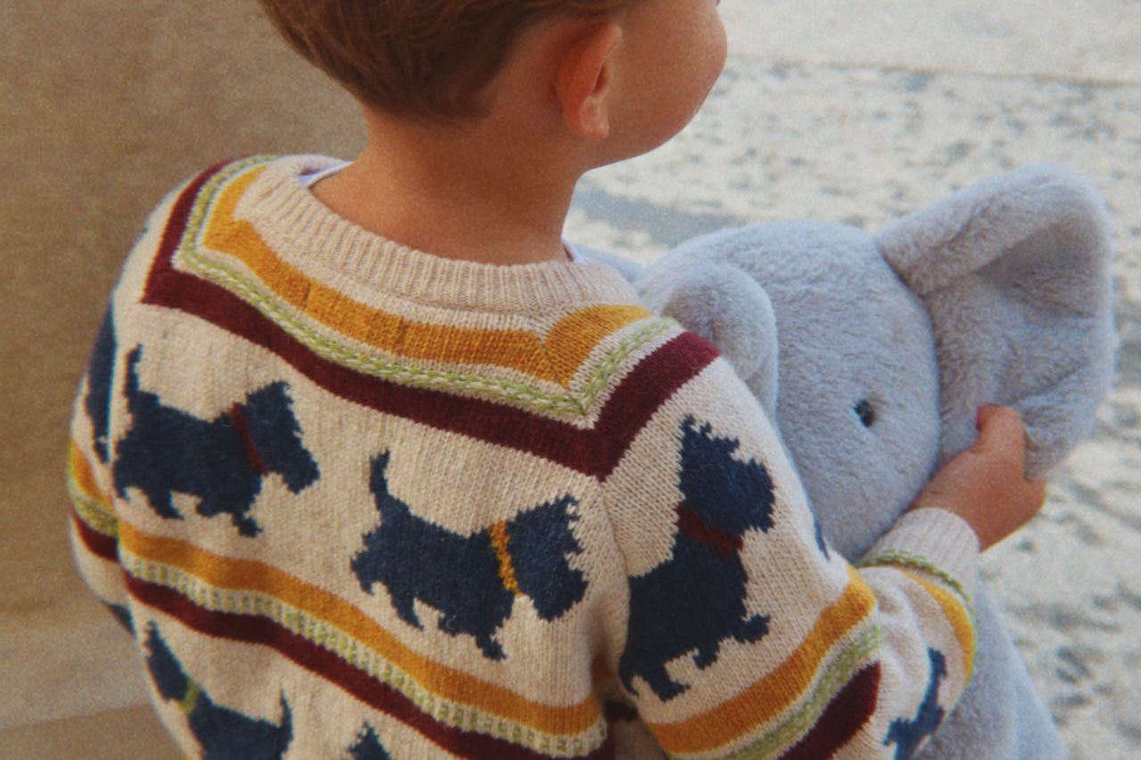 Konges Sløjd A/S KNITTED BLOUSES & VESTS piccolo scottie