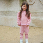 Konges Sløjd A/S KNITTED PANTS purple/pink dolphin