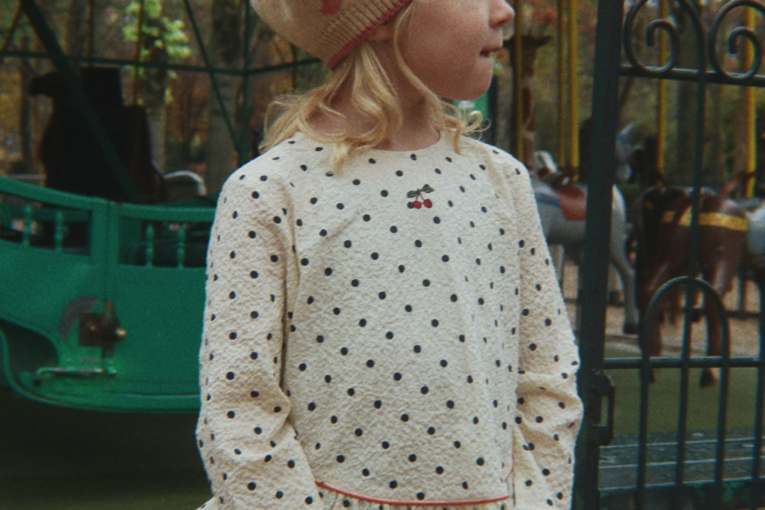 Konges Sløjd A/S WOVEN PANTS dot marseille