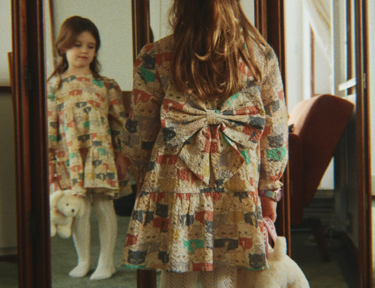 Konges Sløjd A/S WOVEN DRESSES like cats and dogs