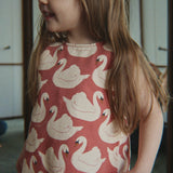 Konges Sløjd A/S WOVEN DRESSES swan rose