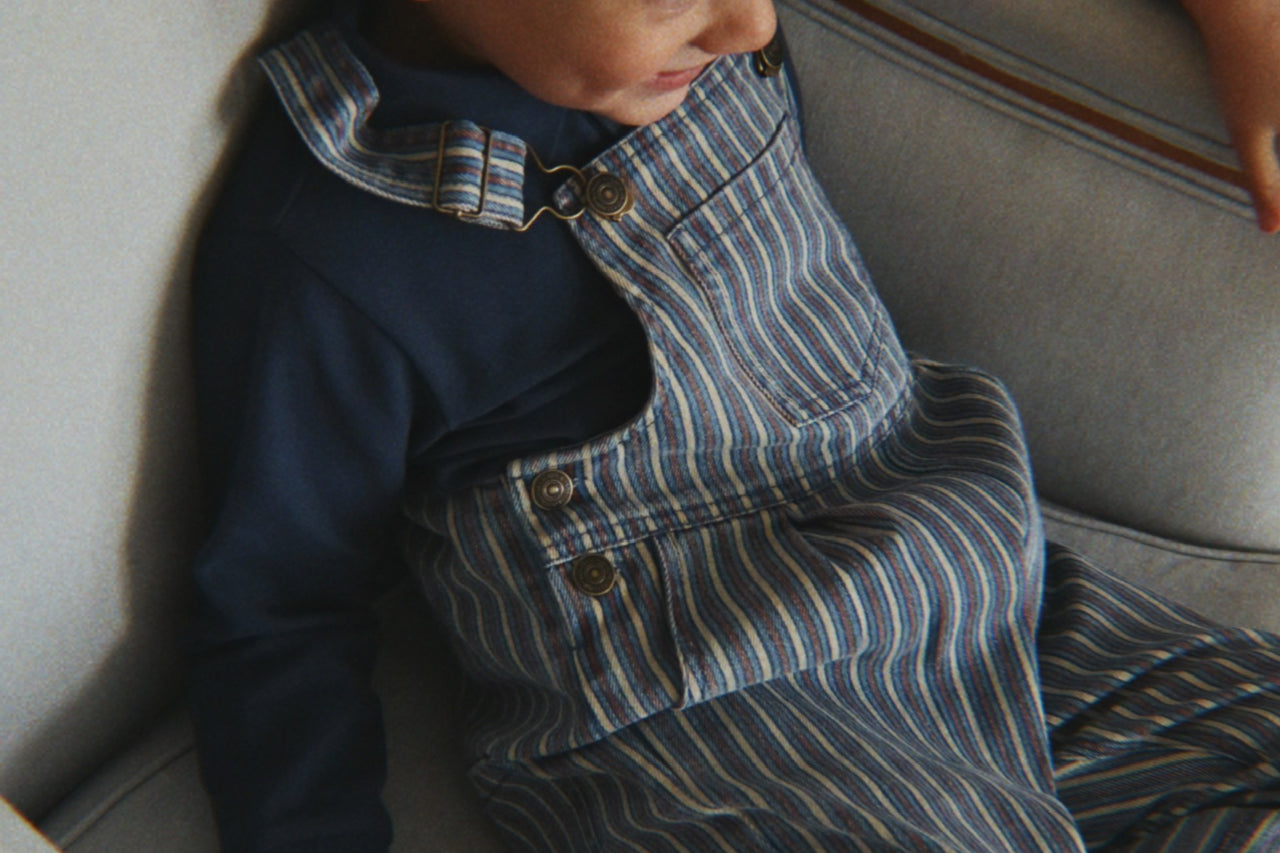 Konges Sløjd A/S WOVEN ROMPERS & JUMPSUITS tricolore bleu