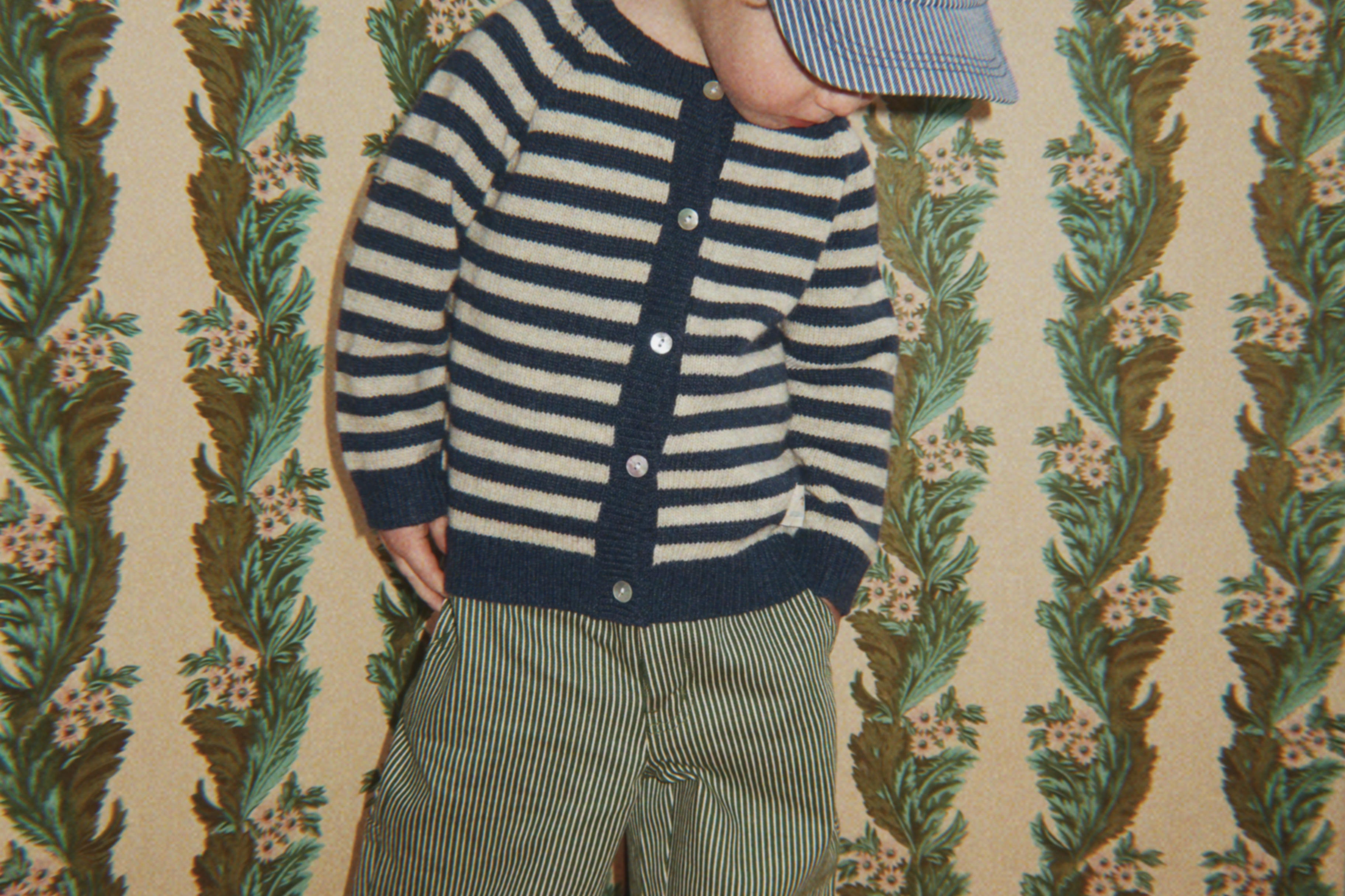 Konges Sløjd A/S KNITTED CARDIGANS blue stripe