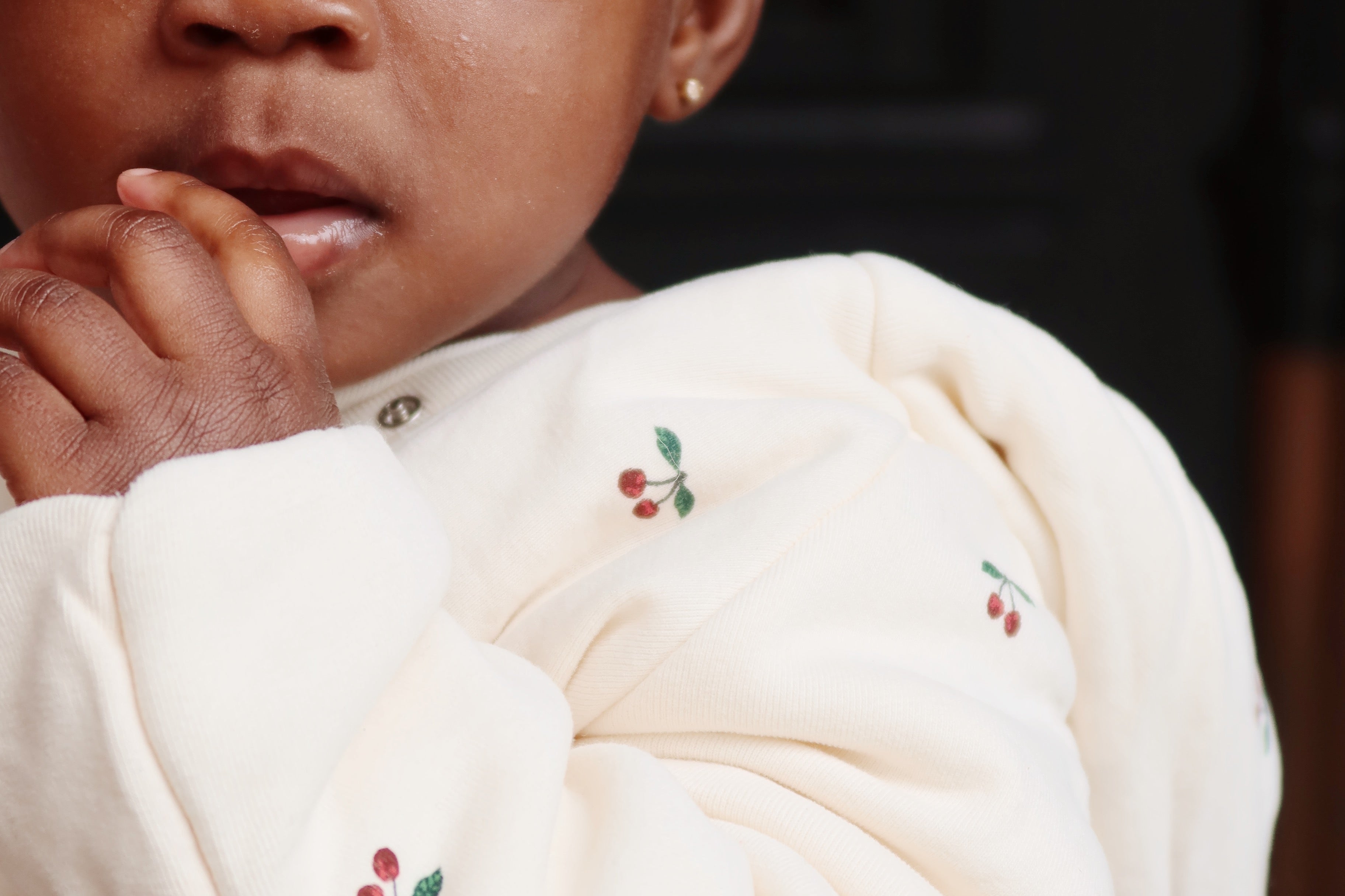 Konges Sløjd A/S PADDED ONESIES cherry