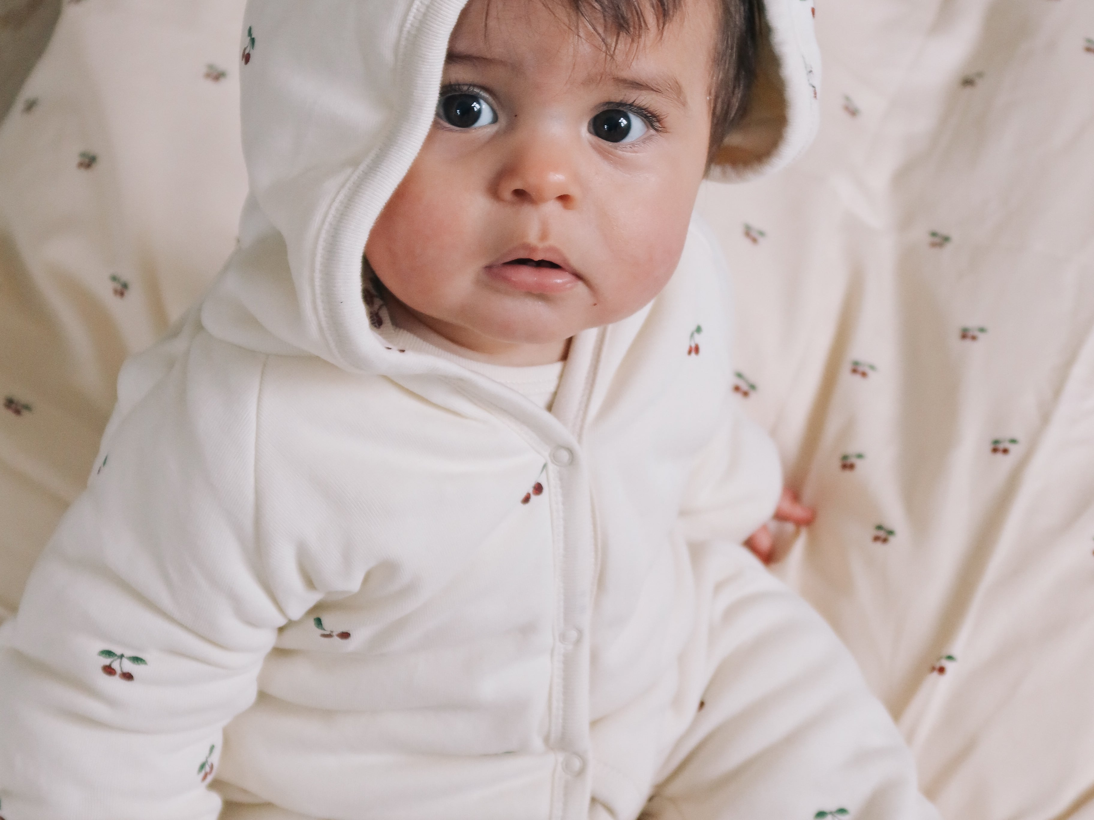 Konges Sløjd A/S PADDED ONESIES cherry