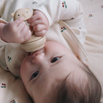 Konges Sløjd A/S FEEDING PACIFIER bark/shell
