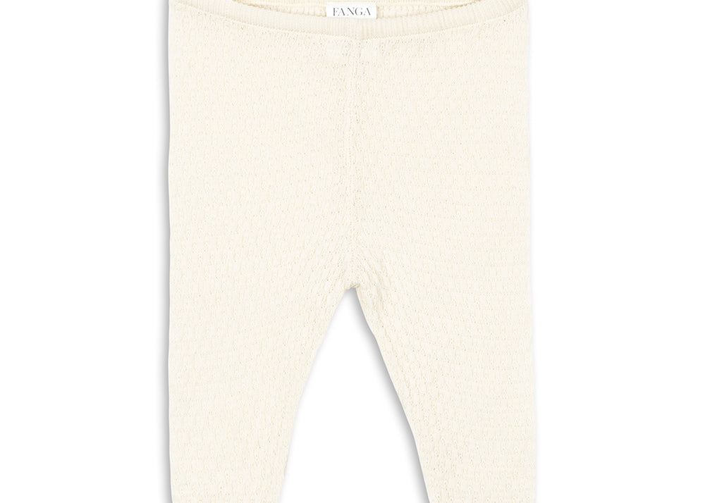 Konges Sløjd A/S Pantalons - Tricot antique white